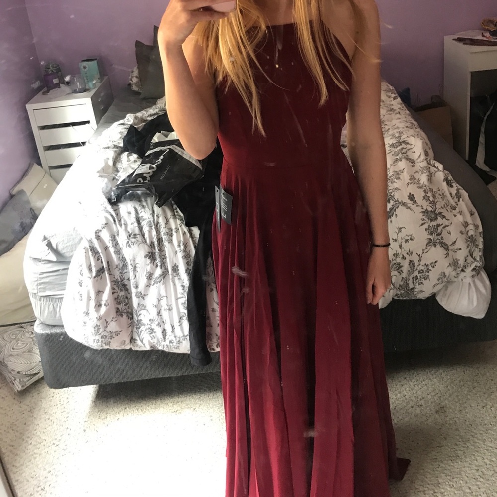 Red prom dress